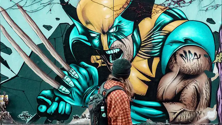 Wolverine Marvel Graffiti