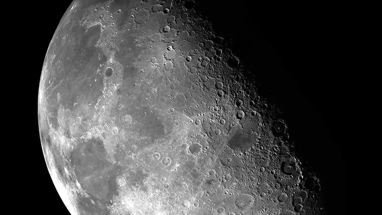 Mond Closeup Sonnensystem